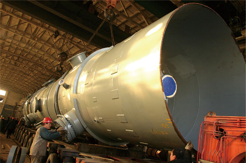 乙炔蒸汽加热器(材质:16MnR 壁厚:84mm)